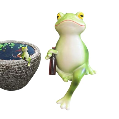 Geteawily Frog Deko - Garten-Miniaturfiguren Als Deko-Statue | Niedliche Dekofiguren Für Teich Garten Terrasse Büro & Außenbereich Geteawily Frog Deko - Garten-Miniaturfiguren Als Deko-Statue | Niedliche Dekofiguren Für Teich Garten Terrasse Büro & Außenbereich von Geteawily