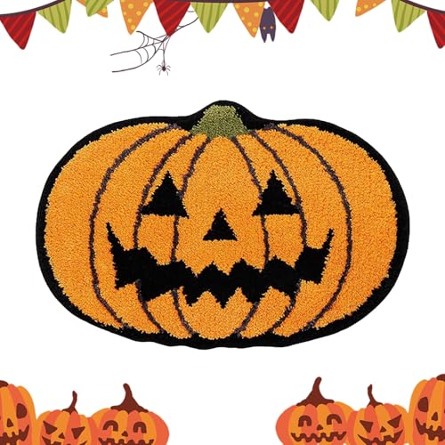 Geteawily Spinnennetz-Badematte, Halloween-Badematte | Halloween Badezimmermatte Spinnennetz Teppich | Halloween Teppich Badezimmer für Badezimmer, Dusche, Küche Geteawily Spinnennetz-Badematte, Halloween-Badematte | Halloween Badezimmermatte Spinnennetz Teppich | Halloween Teppich Badezimmer für Badezimmer, Dusche, Küche von Geteawily