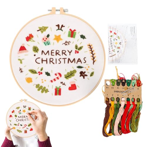 Geteawily Sticksets für Erwachsene - Basteln Kreuzstiche Adventskalender 2023-24 Tage Advent Handstickerei Kit - Adventskalender für Stickliebhaber Geteawily Sticksets für Erwachsene - Basteln Kreuzstiche Adventskalender 2023-24 Tage Advent Handstickerei Kit - Adventskalender für Stickliebhaber von Geteawily