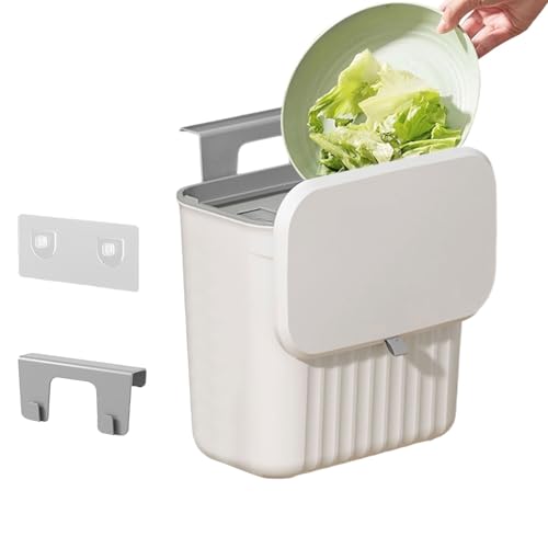 Geteawily Wandmontierter Mülleimer - Wandmontierter Mülleimer Mit Deckel - Ordnungssystem Für Wohnung Home Office Unter Schrank Wäscheraum Geteawily Wandmontierter Mülleimer - Wandmontierter Mülleimer Mit Deckel - Ordnungssystem Für Wohnung Home Office Unter Schrank Wäscheraum von Geteawily