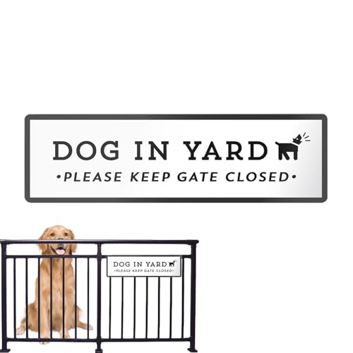 Hundeschild Für Garten | Holzschild "Tür Geschlossen Halten" Hundeschild Für Garten,Selbstklebend Dekoration Vorsicht Haustier Für Familie Und Gäste Tor Hundeschild Für Garten | Holzschild "Tür Geschlossen Halten" Hundeschild Für Garten,Selbstklebend Dekoration Vorsicht Haustier Für Familie Und Gäste Tor von Geteawily