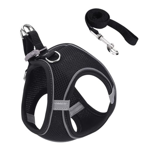 Katzengeschirr | Weiches Mesh-Geschirr Mit Reflektierenden Sicherheitsstreifen | Größen S M L Für Wanderungen Training Reisen Outdoor Katzengeschirr | Weiches Mesh-Geschirr Mit Reflektierenden Sicherheitsstreifen | Größen S M L Für Wanderungen Training Reisen Outdoor von Geteawily