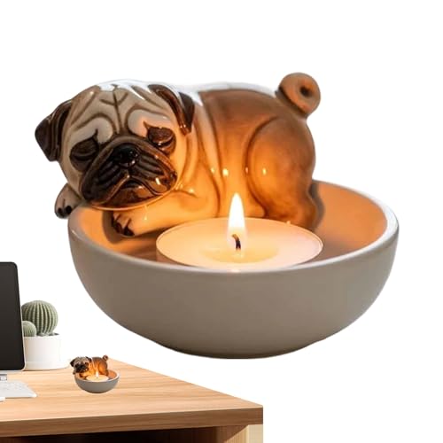 Kleine Kerzenhalter | Tisch Kerzenhalter,Hundedesign Brennertablett Modern Für Kamin Halloween Thanksgiving Christmas Tischdekoration Kleine Kerzenhalter | Tisch Kerzenhalter,Hundedesign Brennertablett Modern Für Kamin Halloween Thanksgiving Christmas Tischdekoration von Geteawily