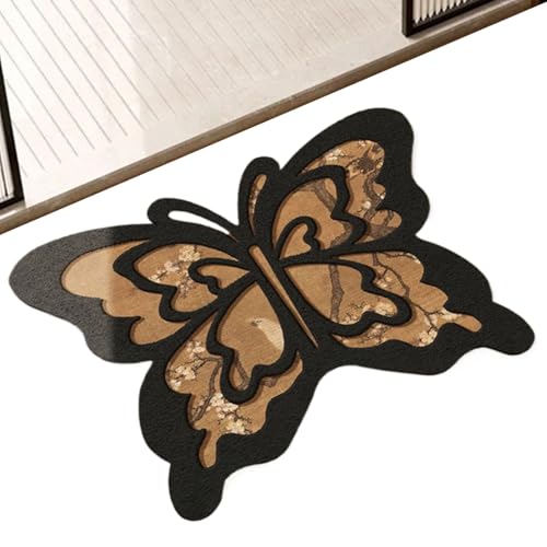 Saugfähige Bade Matte,rutschfeste Retro-Duschmatte Mit Tierdesign | Schnelltrocknende Fußmatte Für Terrasse, Garten & Senioren Mit Sicherheitsprofil von Geteawily