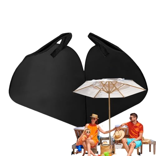 Strandschirm Standsack - Befüllbare Gewichtstaschen Für Sonnenschirme - Stabilisierender Schirmständer Aus 600D Oxford Stoff Für Garten Terrasse Poolbereich Außenbereich Strandschirm Standsack - Befüllbare Gewichtstaschen Für Sonnenschirme - Stabilisierender Schirmständer Aus 600D Oxford Stoff Für Garten Terrasse Poolbereich Außenbereich von Geteawily