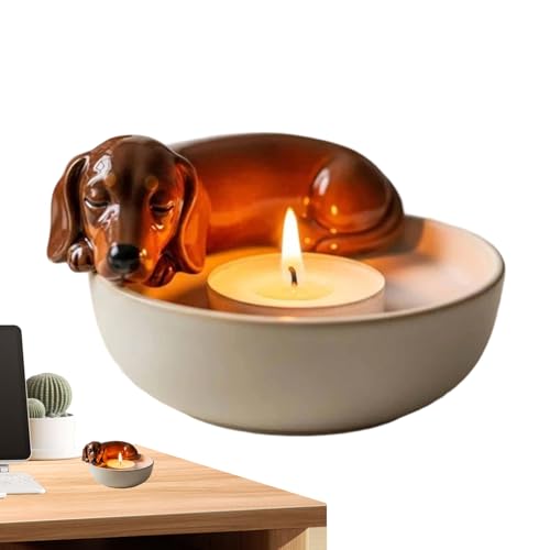 Teelichthalter,Teelichtbehälter | Hundedesign Brennertablett Modern Für Kamin Halloween Thanksgiving Christmas Tischdekoration Teelichthalter,Teelichtbehälter | Hundedesign Brennertablett Modern Für Kamin Halloween Thanksgiving Christmas Tischdekoration von Geteawily