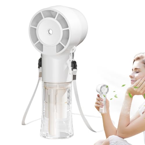 Tragbarer Sprühventilator - 12000 U/min USB Wassersprüh Ventilator | USB 1200mAh Hochgeschwindigkeits Kühlung Für Nacken Gerät Reisen Garten Freizeit Sport Pool von Geteawily