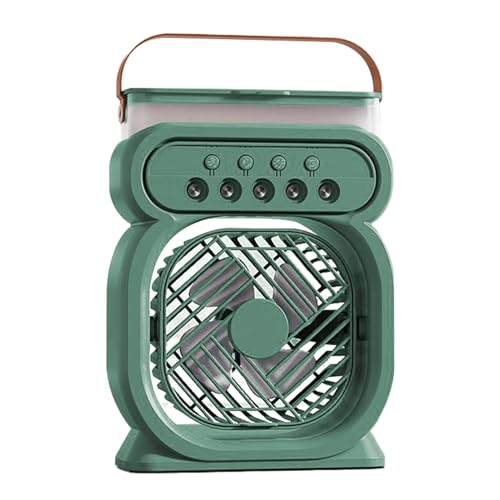 Tragbarer Vernebelungsventilator,Tragbarer Schreibtisch Ventilator Mit Befeuchtung - Akkubetriebener Leiser Luftbefeuchter 3 Geschwindigkeitsstufen Für Schlafzimmer Wohnzimmer Outdoor Reisen Tragbarer Vernebelungsventilator,Tragbarer Schreibtisch Ventilator Mit Befeuchtung - Akkubetriebener Leiser Luftbefeuchter 3 Geschwindigkeitsstufen Für Schlafzimmer Wohnzimmer Outdoor Reisen von Geteawily