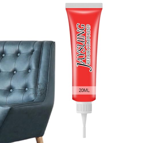 Vinyl-Reparatur-Set - 20 ml Lederfixierer für Couch | Lederreparaturkleber zum Restaurieren und Aufarbeiten von Couch, Sofa, Autositz und Ihrer Jacke von Geteawily