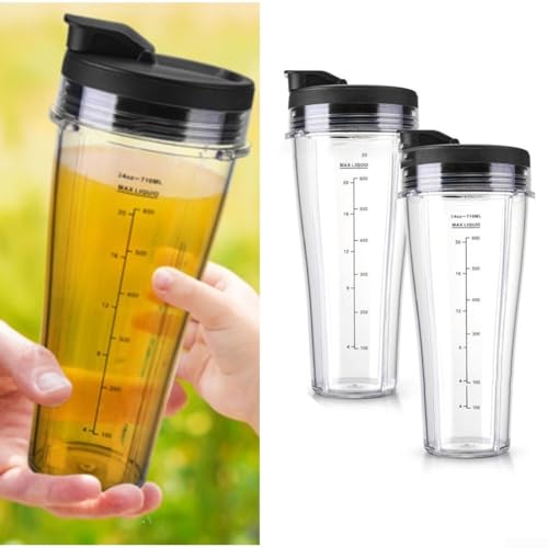 2 Stück Becher für SS100 SS300 680 ml Kapazität mit Hüllen für sichere und bequeme Nutzung von Gettimore