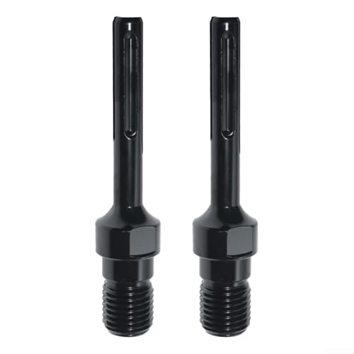 2 Stück Kernbohrer-Adapter mit 1 1/4 Zoll UNC Außengewinde Außengewinde Außengewinde auf Griff Schaft Umwandlung für For Plus Max Kompatibel mit Schlagbohrmaschinen (Plus) von Gettimore