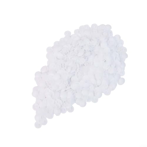 2000 Stück Schraubenabdeckungen, kompatibel mit Kreuz- und Flachkopfschrauben, 7 ~ 8 mm Durchmesser, bietet Abdeckung und Schutz vor Staub und Feuchtigkeit (weiß) von Gettimore