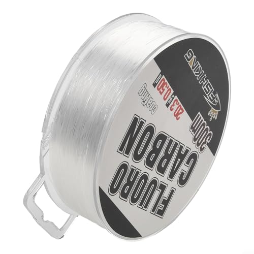 300m Fluorocarbon Angelschnur 0,3-0,5mm Transparent Allzweck-Angelschnur Angelschnur Angelschnur Vorfach Kohlefaserschnur (0,5mm) von Gettimore