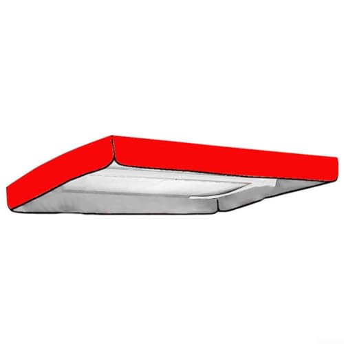 Abdeckung für Schaukelstühle für 2- oder 3-Sitzer-Modelle. Verleihen Sie Ihrem Garten Stil und Funktionalität (191 x 120 x 18/23 cm, rot) von Gettimore