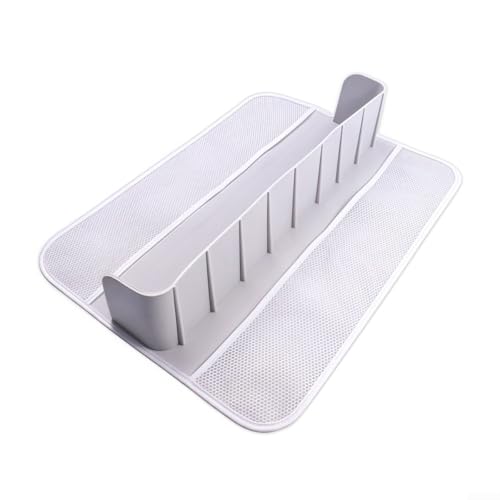 Badewannen-Aufbewahrungshalter mit Spritzschutz aus Silikon, zum Trocknen des Bodens (grau) von Gettimore