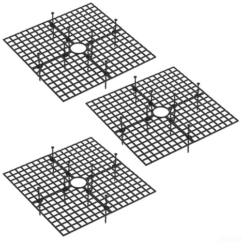 Blumentopf-Abdeckungen, 3-teiliges Set für 30 cm Innen- und Außenbereich, verschönern Sie Ihren Garten (schwarz) von Gettimore