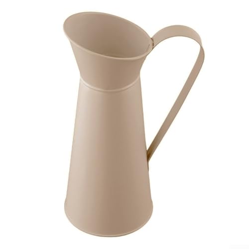 Dekorative Blumenvase aus Eisen mit lebendigem Finish für auffällige Blumenarrangements (Kaffee) von Gettimore