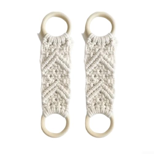 Dekorativer Handtuchhalter für Küche und Bad, aus Baumwolle, Beige von Gettimore