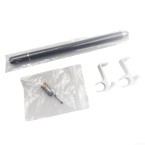 Eingabestift mit Netz- und Disc-Spitzen und Befestigungsclip für Skylight 15-Zoll-Kalender, entworfen für präzise Kontrolle und bequeme Aufbewahrung (schwarz) von Gettimore