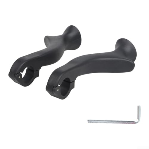 Ergonomische MTB-Fahrrad-Lenkerenden 21 8/22 2 mm innere Lenkergriffe mit Multi-Winkelverstellung zur Reduzierung von Ermüdung bei langen Fahrten (schwarz) von Gettimore