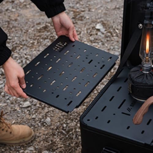 Für Igt Aufbewahrungsbox, Camping-Seitenbrett mit abnehmbarem Paneel aus Aluminiumlegierung für verbesserte Reisefunktionalität (Seitenteil) von Gettimore