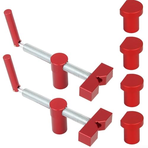 Für dauerhafte Holzbearbeitung Tischklemme mit Schnellfix-Mechanismus aus Aluminiumlegierung für Stabilität bei Heimwerkerarbeiten (F) von Gettimore