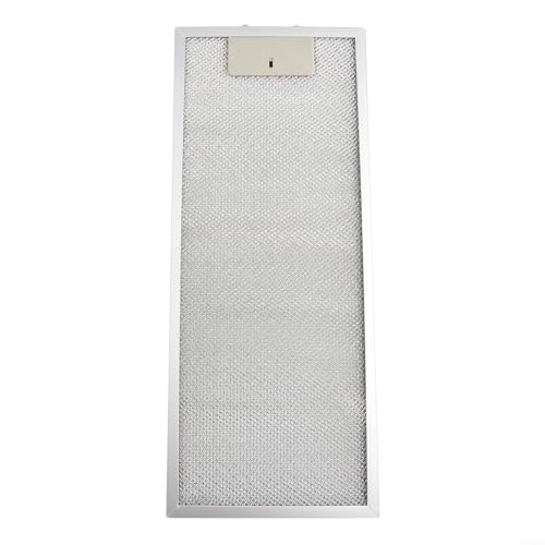 Gettimore 2 x Metall-Fettfilter für Dunstabzugshaube, 5-lagiges Aluminiumgeflecht, Dunstabzugshaube, Fettfilter, Ersatznetz-Abluftfilter (192 x 471 x 9 mm) von Gettimore