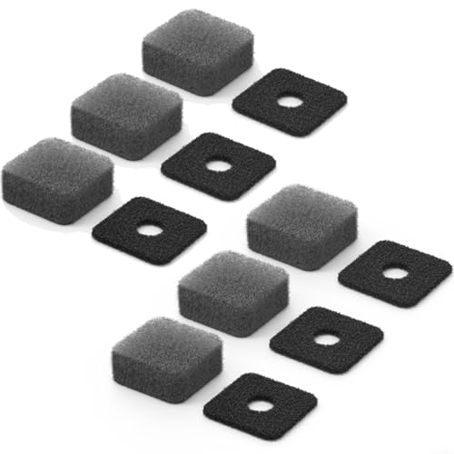 Gettimore 6 Stück Mikrofon-Windschutz für Insta360 X5/X4/X3 Furry Mic Windschutzscheibe Outdoor Wind Noise Reduction Windschutz Schwamm Kissen Ersatz von Gettimore