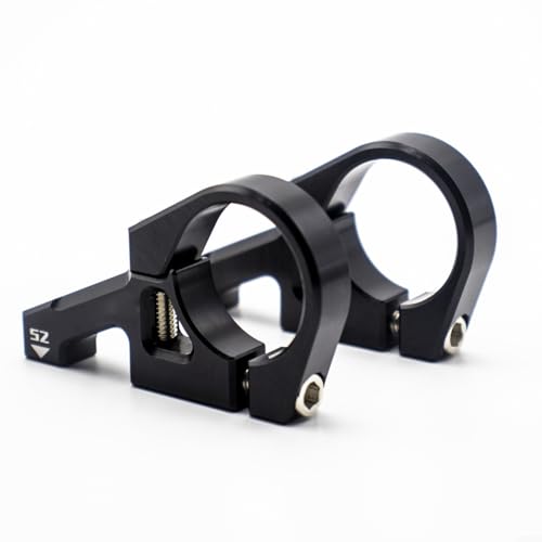 Gettimore Aluminium Direct Mount Vorbau für DH für Dual Crown Fork Mountainbikes, CNC verarbeitet und eloxiert, passend für 35 mm Lenkerklemme, Vorbauhöhe 27 mm (schwarz) von Gettimore