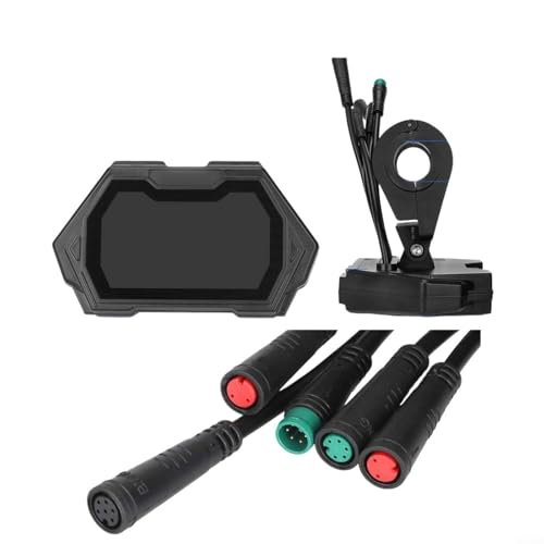 Gettimore LCD-Armaturenbrett-Display mit Geschwindigkeits-, Batterie- und Reichweitenanzeigern, wasserdichter Anschluss für Kukirin Elektroroller G2 Pro/G2 Max/G2 Master/G3 Pro(C) von Gettimore