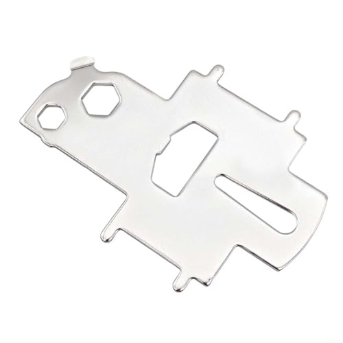 Gettimore Marine Deck Füllplatte Schlüssel Multi Tool Edelstahl Boot Gas Cap Schraubenschlüssel mit Flaschenöffner 5/16 & 7/16 Zoll für Yachtschiff von Gettimore