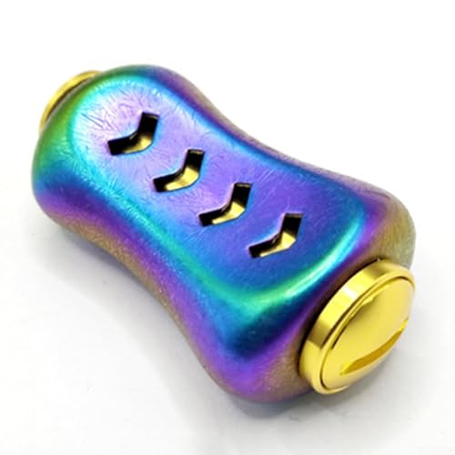 Gettimore Schlankes Design, anpassbarer Edelstahl für Spinner, Baitcast-Rollenknauf, kompatibel mit verschiedenen DAIWA-Modellen (Gold) von Gettimore