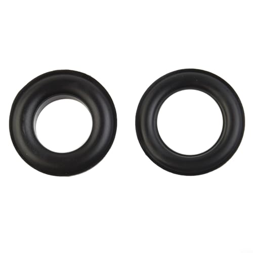 Gettimore Verstellbarer Kunststoff-Ösenverschluss, 15 mm Innendurchmesser, 28 mm Außendurchmesser, Handpress-Harz-Tülle (10 Stück, schwarz) von Gettimore