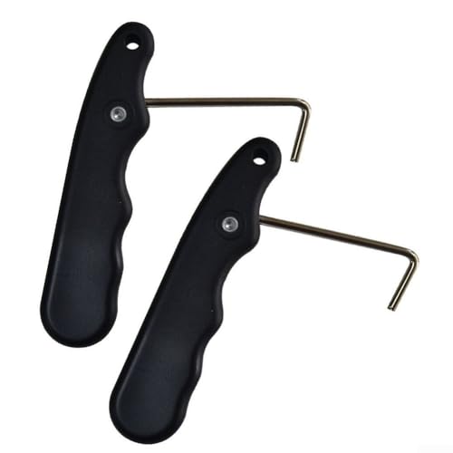 Kompaktes und leichtes 2-teiliges Werkzeug zum Anziehen von Skate-Schnüren, perfekte Ergänzung für Ihre Skating-Ausrüstung (2 Stück rot) von Gettimore