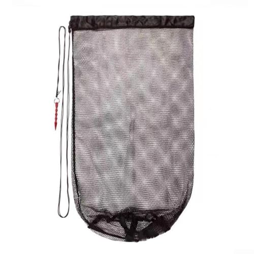 Netztasche mit Bodennieten, leicht und faltbar für einfachen Transport auf Angelausflügen (100 cm) von Gettimore