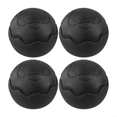 Outdoor Camping Stuhl Fußabdeckungen 4 Stück rutschfeste Antisink für Pads, verstellbares Design für verschiedene Stuhlbeingrößen, Kunststoff (schwarz) von Gettimore