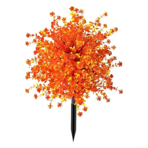 Outdoor Hof Gartenstecker mit Kunstpflanzen aus Kunststoff für saisonale Herbstdekoration von Gettimore