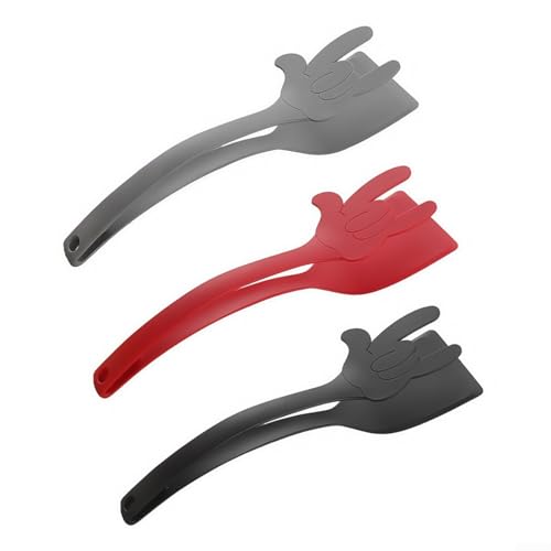 Pfannenwender aus Nylon, 3 Stück, für einfache Handhabung von Pfannkuchen und Eiern Pfannenwender aus Nylon, 3 Stück, für einfache Handhabung von Pfannkuchen und Eiern von Gettimore