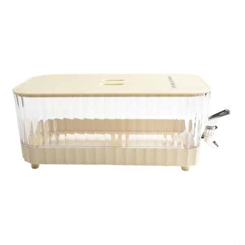 Praktischer 5 3-Liter-Getränkespender mit einzigartigem Wasserhahn-Design, ideal für Familienfeiern (B) von Gettimore