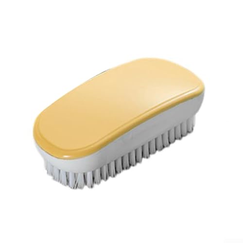 Scheuerbürste für hohe Beanspruchung für die Reinigung mit steifen Borsten für Dusche, Fugen, Teppich und Küche, mit doppelseitigem Design und ergonomischem Griff für effiziente Reinigung (gelb) Scheuerbürste für hohe Beanspruchung für die Reinigung mit steifen Borsten für Dusche, Fugen, Teppich und Küche, mit doppelseitigem Design und ergonomischem Griff für effiziente Reinigung (gelb) von Gettimore