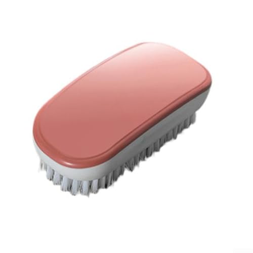 Scheuerbürste für hohe Beanspruchung zur Reinigung mit steifen Borsten für Dusche, Fugenmörtel, Teppich und Küche, mit doppelseitigem Design und ergonomischem Griff für effiziente Reinigung (rot) von Gettimore