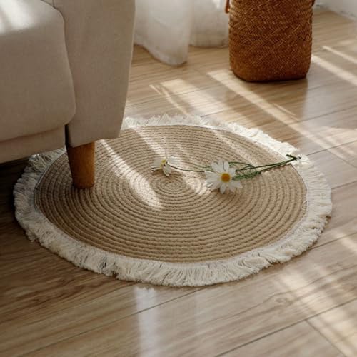 Schicke Teppiche im japanischen Stil für Wohnzimmer, weicher, runder Teppich für moderne Schlafzimmerdekoration (1#) von Gettimore