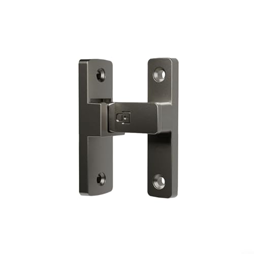 Schiebetürschloss aus Zinklegierung, robuste Diebstahlsicherung für Badezimmer und Balkon mit sicherer Befestigung (grau) von Gettimore