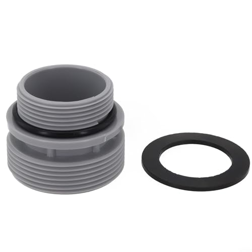 Schlauchadapter-Lösung mit Dichtung, Teilenummer 4K8001, kompatibel mit Intex Schwimmbädern (kurz) von Gettimore