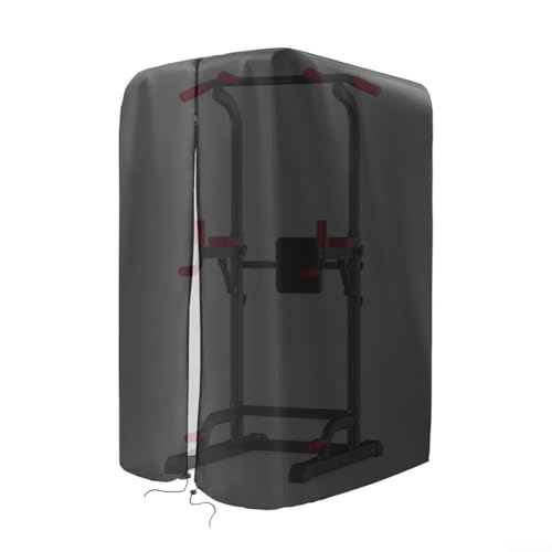 Stabile Abdeckung für Fitnessstudio-Racks mit praktischem Reißverschluss für Gewichtheber-Schutz (L: 106,7 x 101,6 x 223,5 cm) von Gettimore