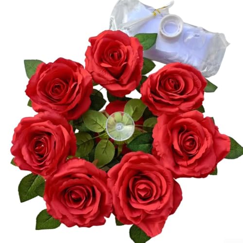 Stilvolle Blumenarrangements für Hochzeitsautos verschönern Ihr Feier-Thema (rot) von Gettimore