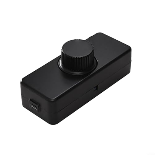 Trailing Edge Phase Cut Inline Dimmer Switch, Silent, 220 240V LED Dimmer (black) von Gettimore