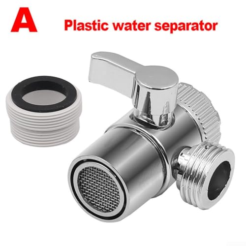 Vereinfachen Sie Ihre tägliche Routine mit dem benutzerfreundlichen Design des Küchenspüle-Schalter-Wasserhahn-Adapters (Kunststoff) von Gettimore