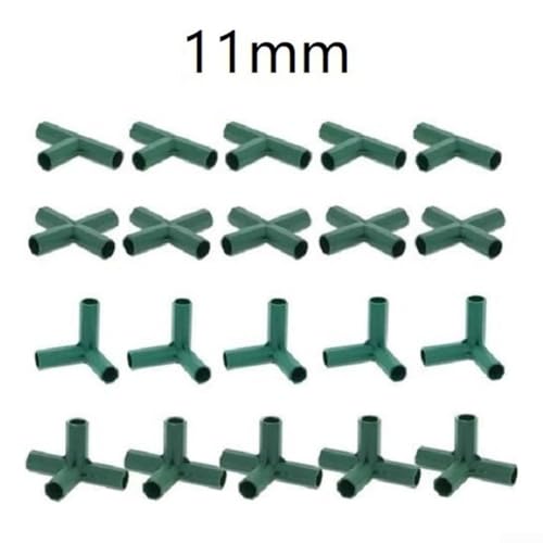 Zuverlässige 11 mm Gewächshaus-Steckverbinder, perfekt zur Verbesserung der Haltbarkeit von Gartenstrukturen (A) von Gettimore