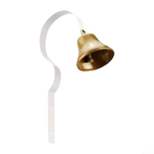 und stilvolle Türklingel mit Wandhalterung, klarer Klang für verbesserte Kommunikation (weiß) von Gettimore